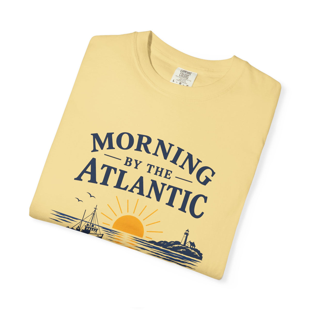 Morning by the Atlantic T-Shirt — Nautical Sunrise Graphic Tee