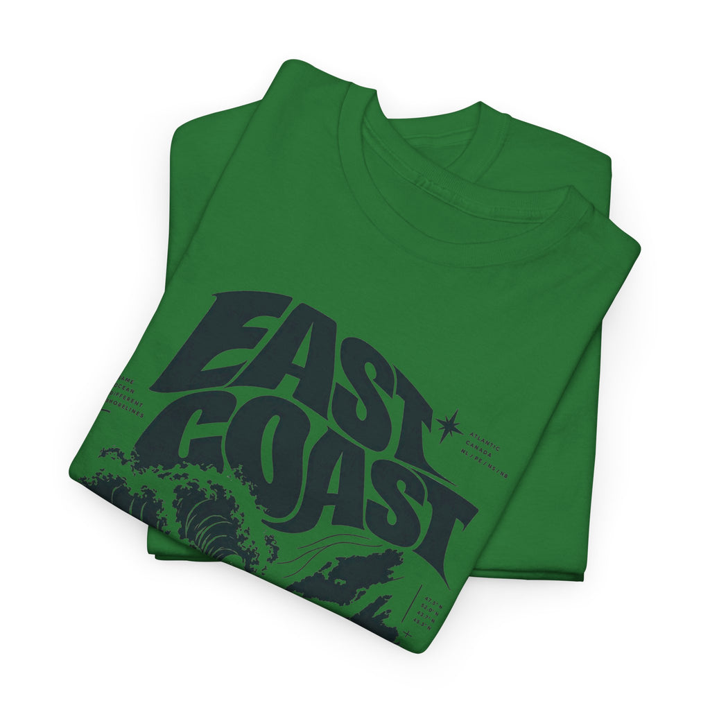 East Coast Surf Wave T‑Shirt — Vintage Ocean Graphic Tee