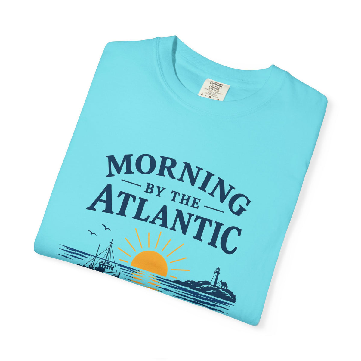 Morning by the Atlantic T-Shirt — Nautical Sunrise Graphic Tee