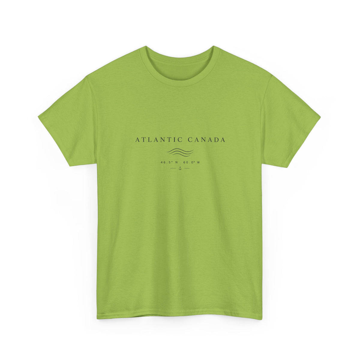 Atlantic Canada Tee — Minimal Coastal Wave Shirt