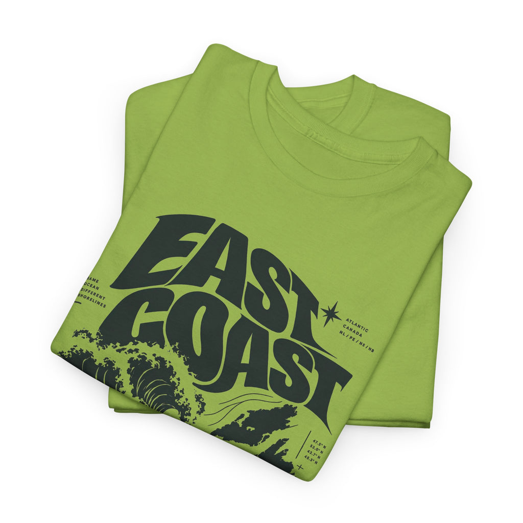East Coast Surf Wave T‑Shirt — Vintage Ocean Graphic Tee