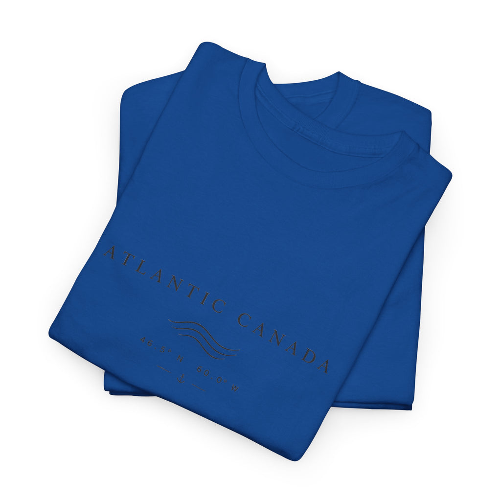 Atlantic Canada Tee — Minimal Coastal Wave Shirt
