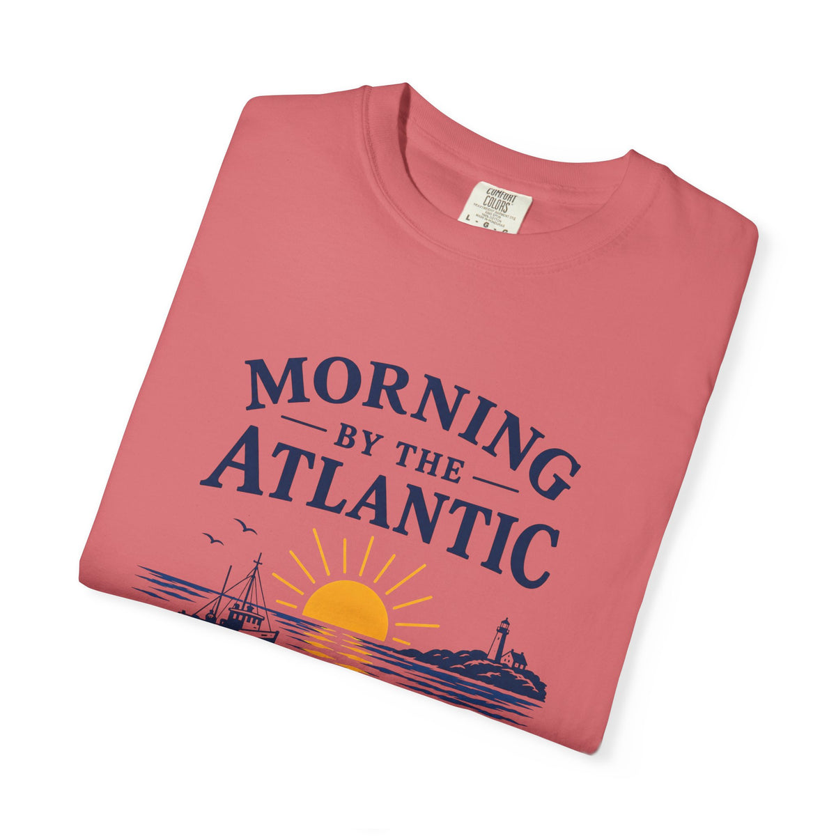 Morning by the Atlantic T-Shirt — Nautical Sunrise Graphic Tee
