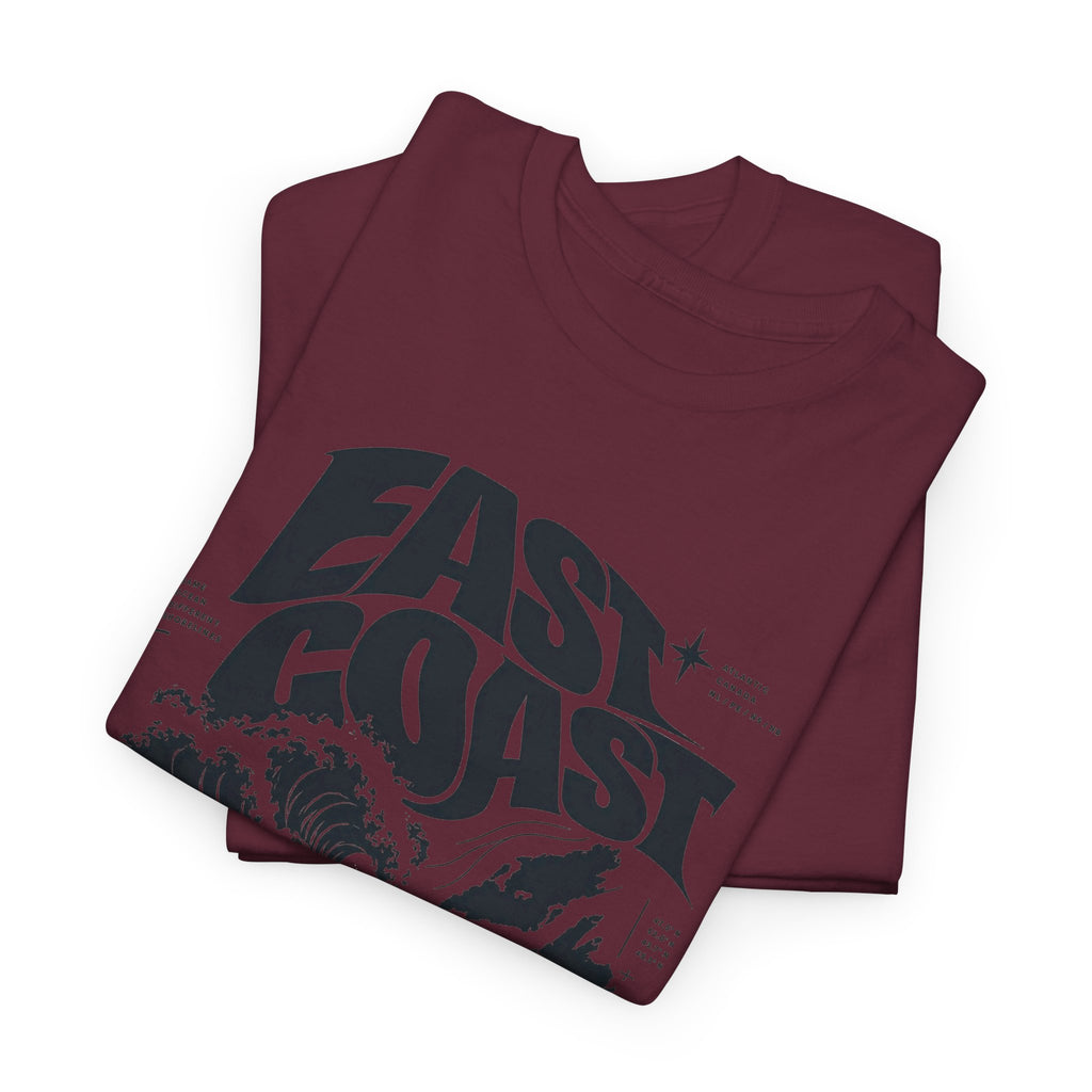 East Coast Surf Wave T‑Shirt — Vintage Ocean Graphic Tee