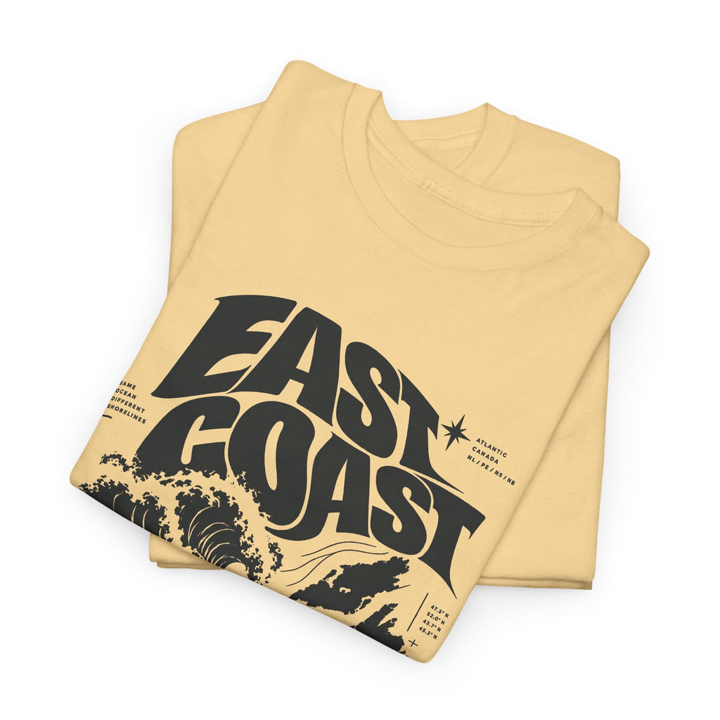 East Coast Surf Wave T‑Shirt — Vintage Ocean Graphic Tee