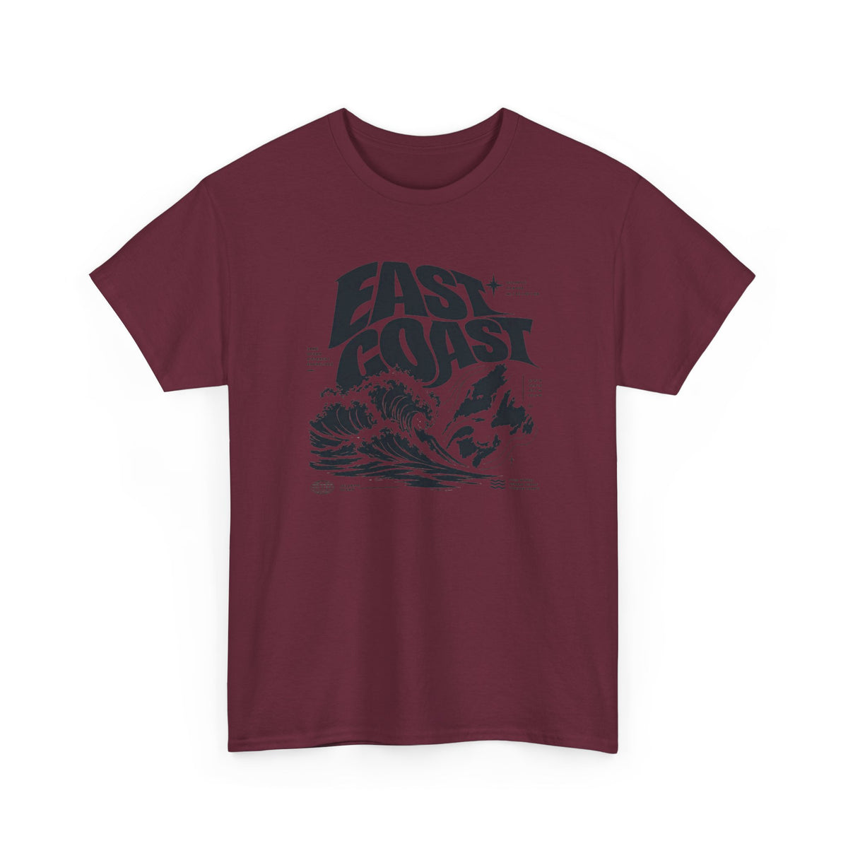 East Coast Surf Wave T‑Shirt — Vintage Ocean Graphic Tee