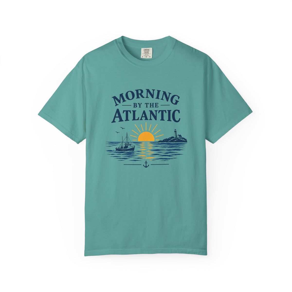 Morning by the Atlantic T-Shirt — Nautical Sunrise Graphic Tee
