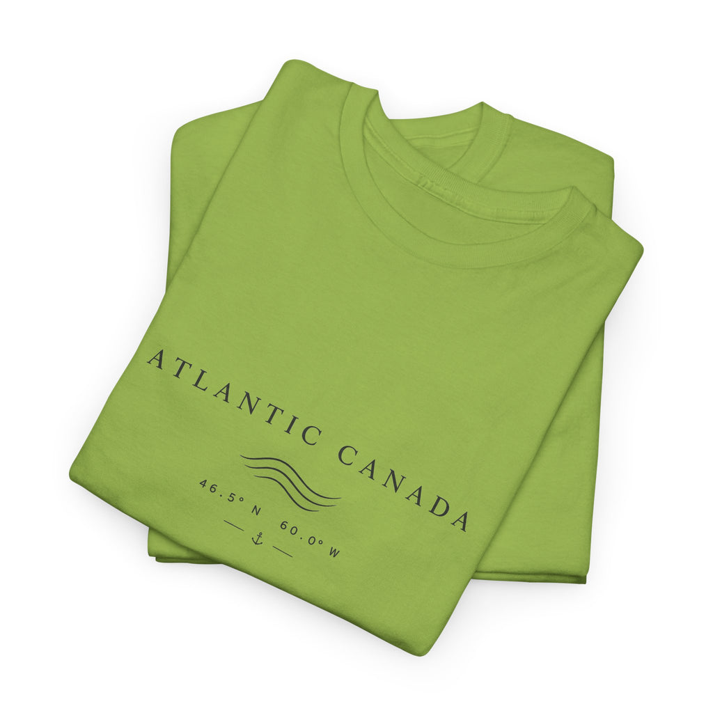 Atlantic Canada Tee — Minimal Coastal Wave Shirt