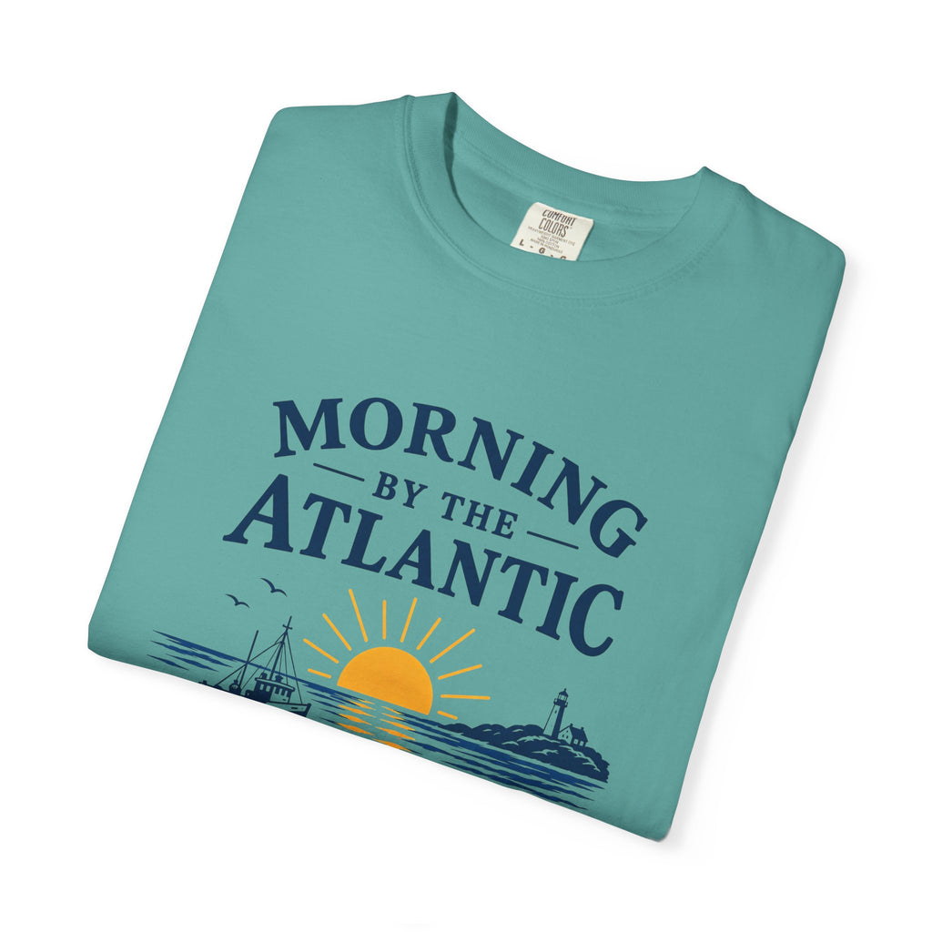 Morning by the Atlantic T-Shirt — Nautical Sunrise Graphic Tee