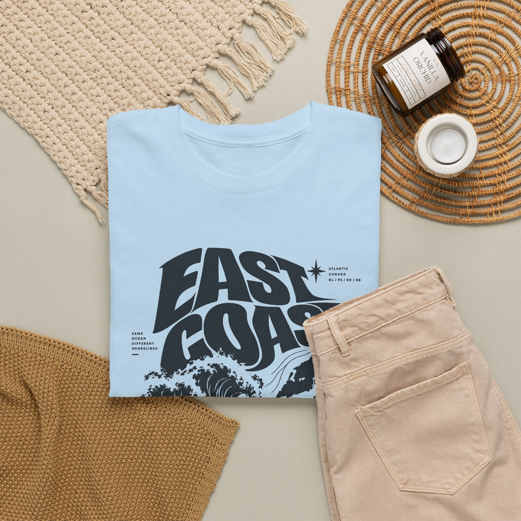 East Coast Surf Wave T‑Shirt — Vintage Ocean Graphic Tee