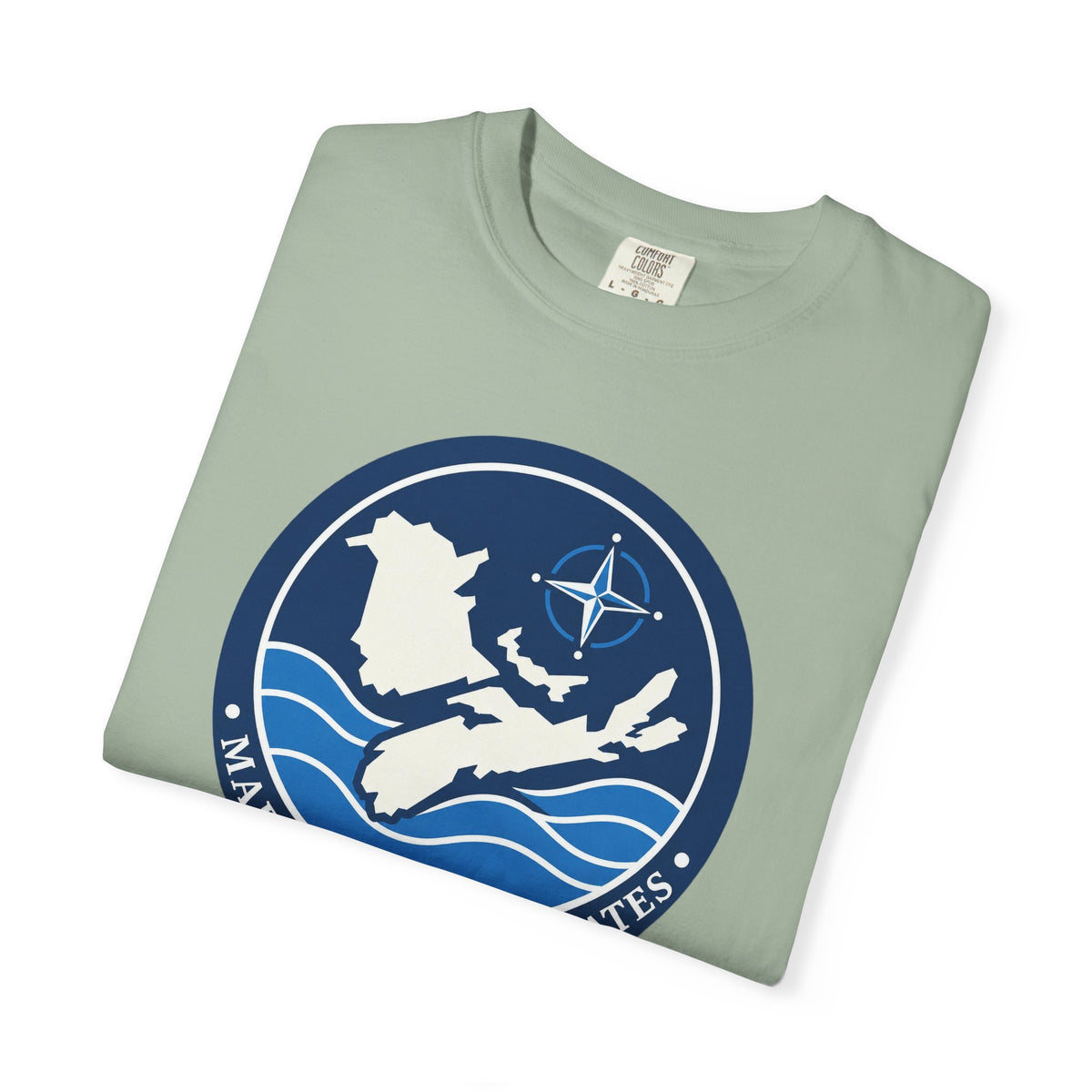 Maritime Coordinator Great Lakes T-Shirt — Nautical Compass Logo Tee