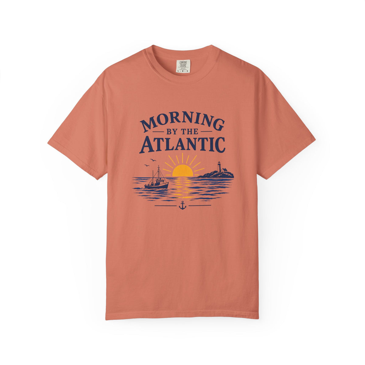 Morning by the Atlantic T-Shirt — Nautical Sunrise Graphic Tee