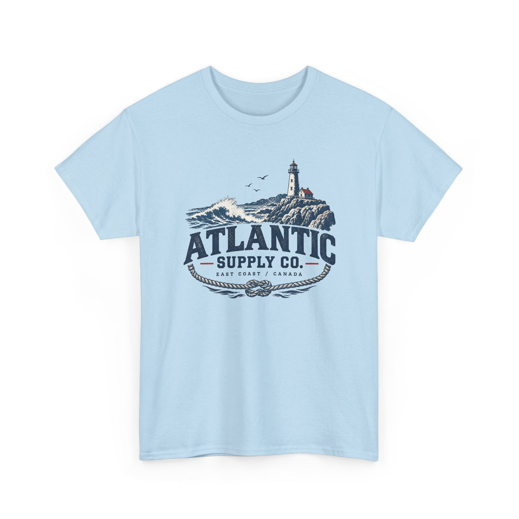 Atlantic Supply Co. Tee — Nautical Lighthouse Vintage Graphic T-Shirt