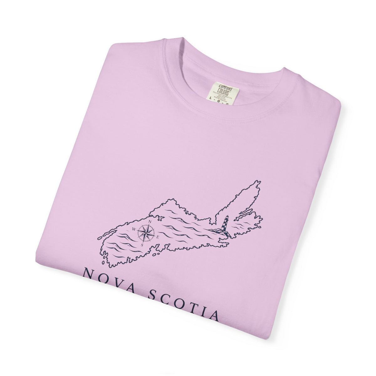 Nova Scotia Map T-Shirt — Coastal Minimalist Province Tee