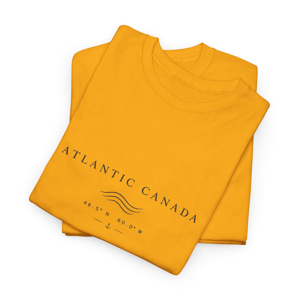 Atlantic Canada Tee — Minimal Coastal Wave Shirt