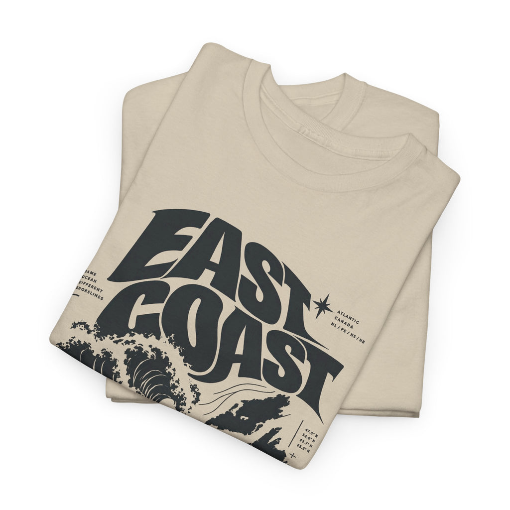 East Coast Surf Wave T‑Shirt — Vintage Ocean Graphic Tee