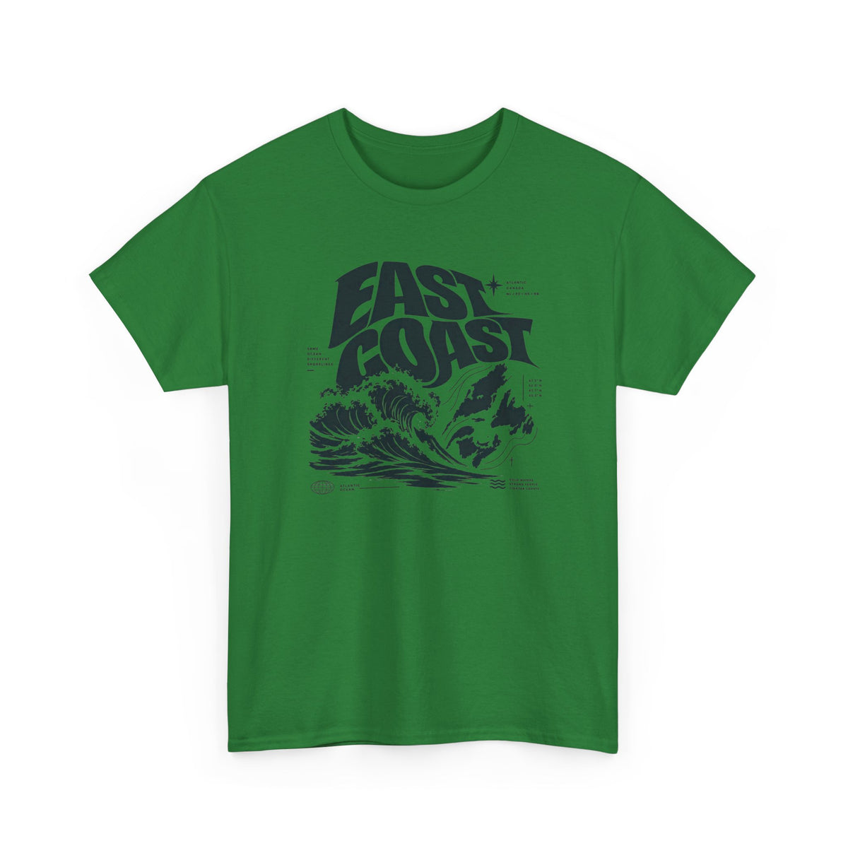 East Coast Surf Wave T‑Shirt — Vintage Ocean Graphic Tee