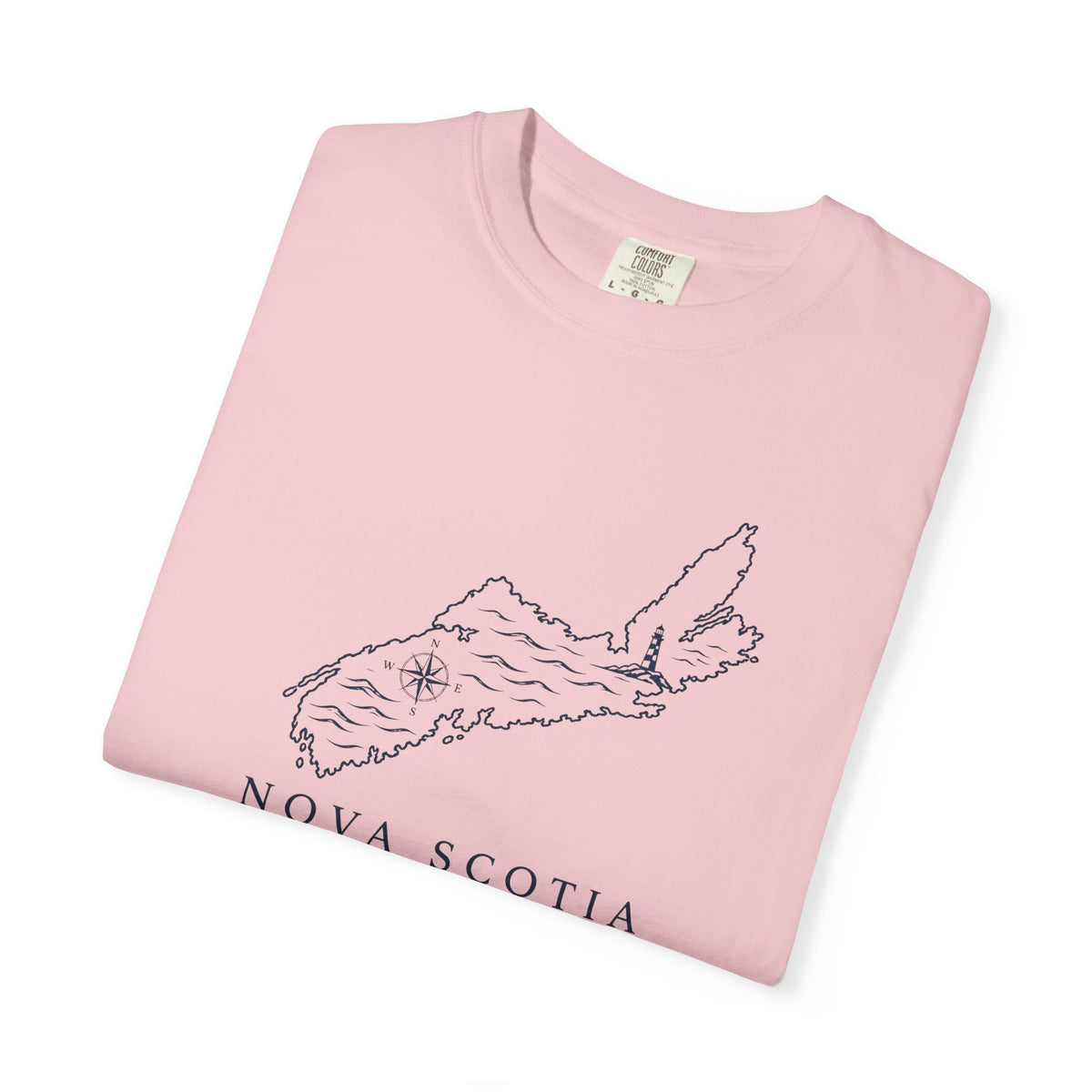 Nova Scotia Map T-Shirt — Coastal Minimalist Province Tee