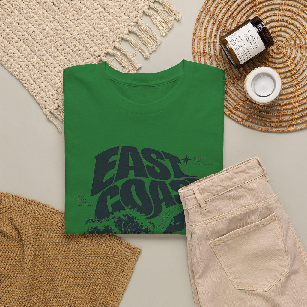 East Coast Surf Wave T‑Shirt — Vintage Ocean Graphic Tee