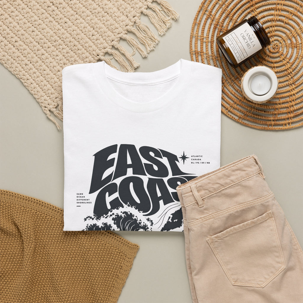 East Coast Surf Wave T‑Shirt — Vintage Ocean Graphic Tee