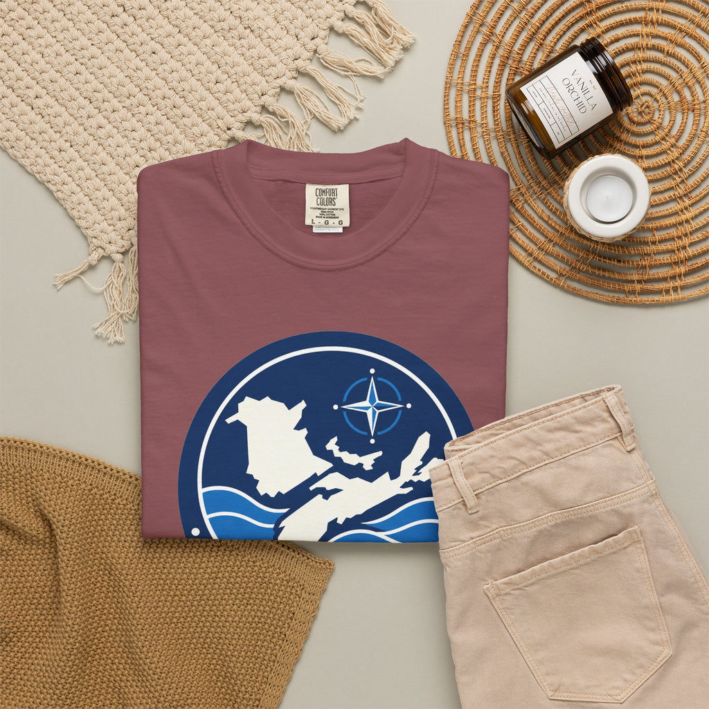 Maritime Coordinator Great Lakes T-Shirt — Nautical Compass Logo Tee