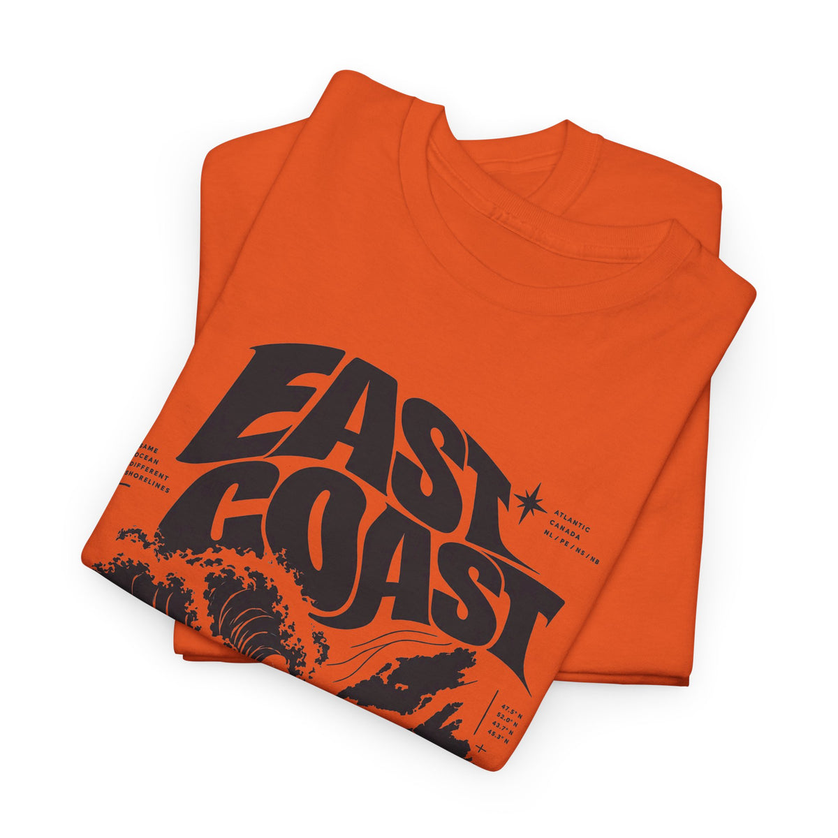 East Coast Surf Wave T‑Shirt — Vintage Ocean Graphic Tee