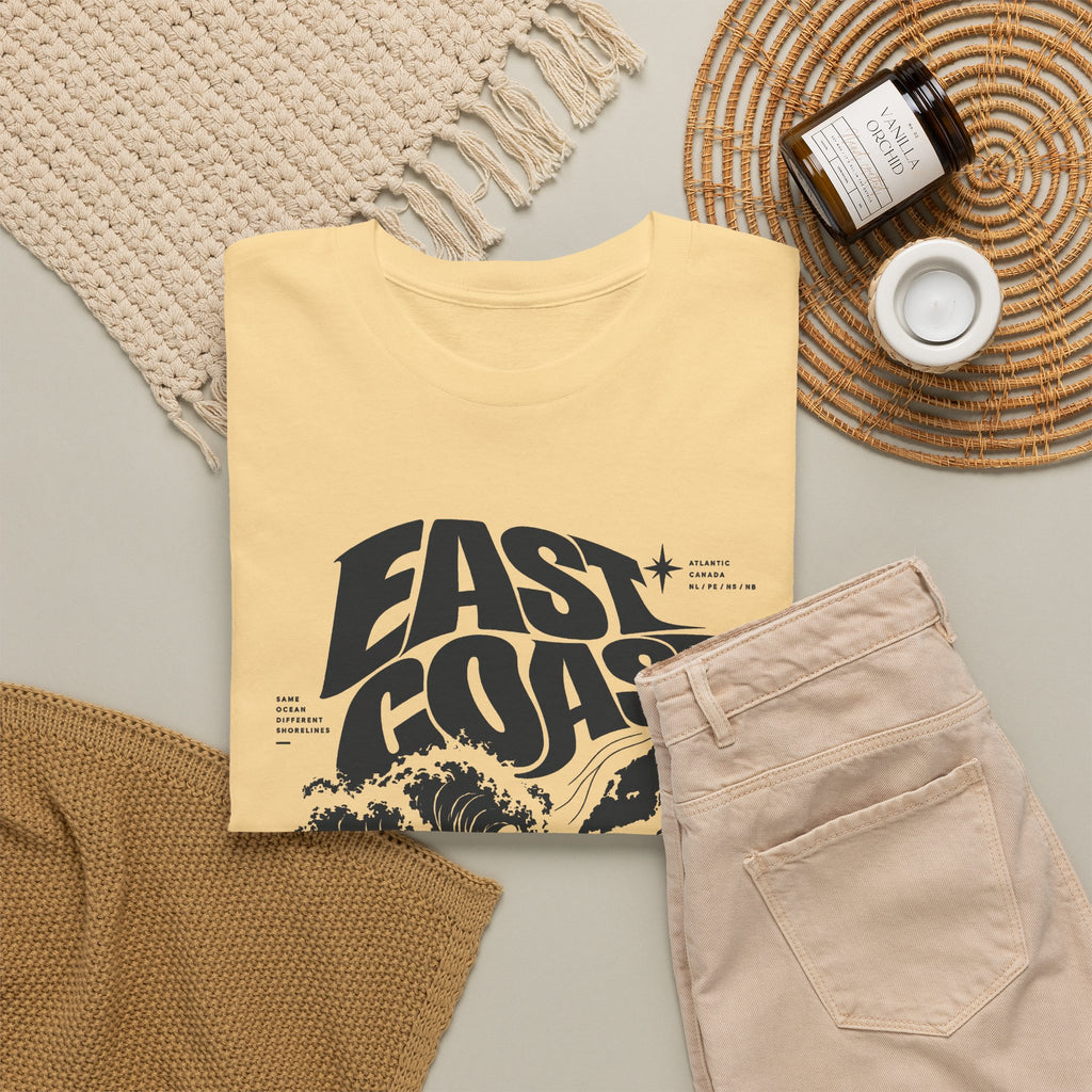 East Coast Surf Wave T‑Shirt — Vintage Ocean Graphic Tee