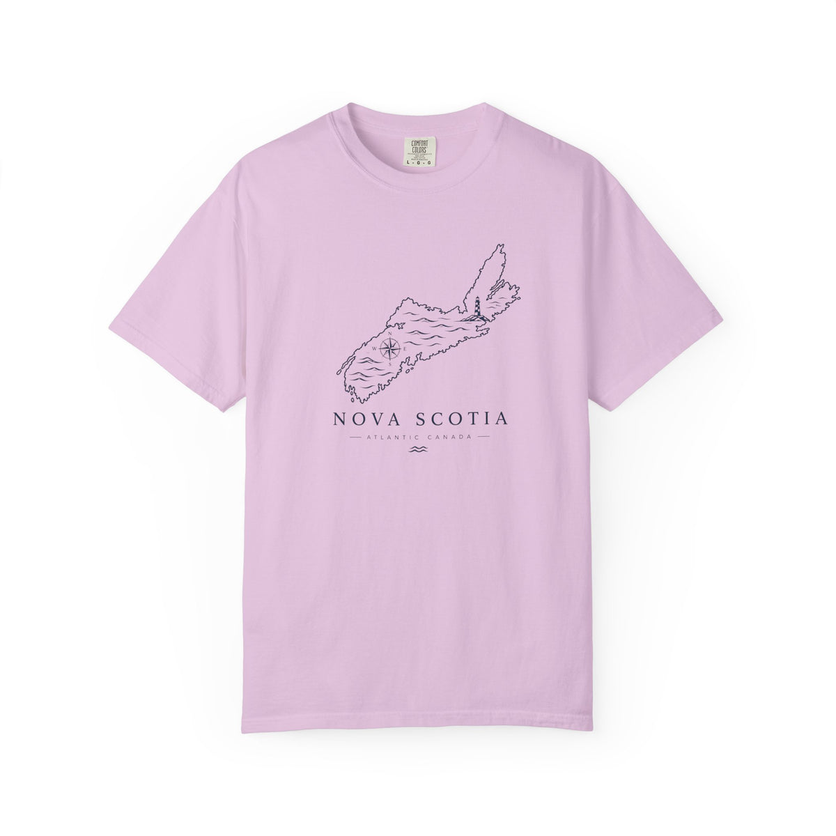 Nova Scotia Map T-Shirt — Coastal Minimalist Province Tee