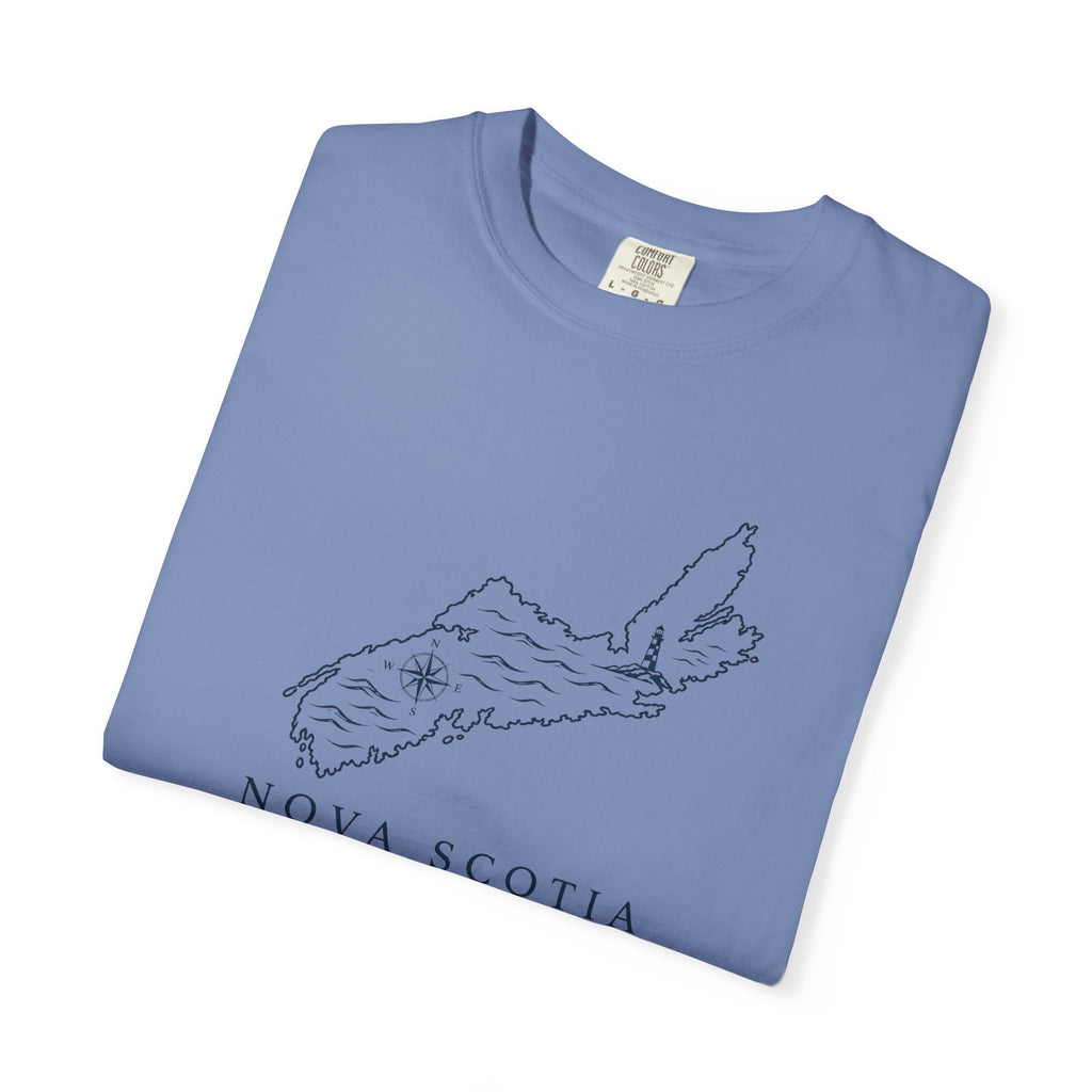 Nova Scotia Map T-Shirt — Coastal Minimalist Province Tee