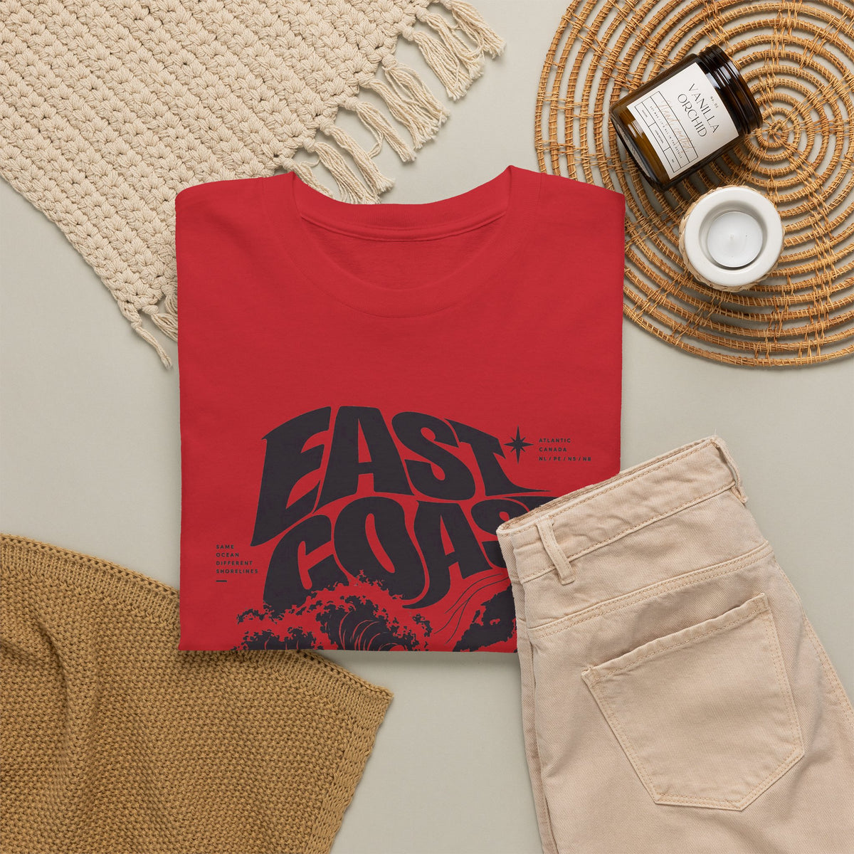 East Coast Surf Wave T‑Shirt — Vintage Ocean Graphic Tee