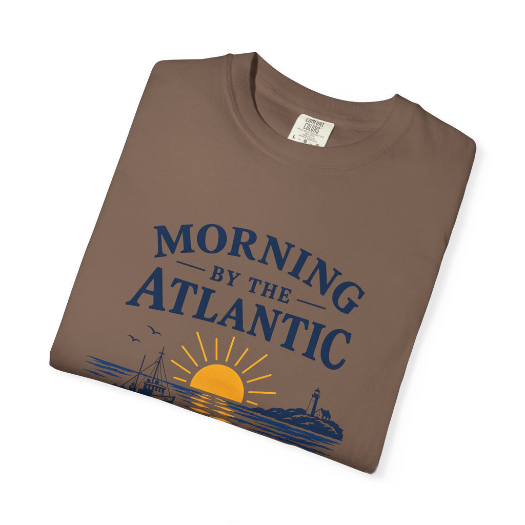 Morning by the Atlantic T-Shirt — Nautical Sunrise Graphic Tee