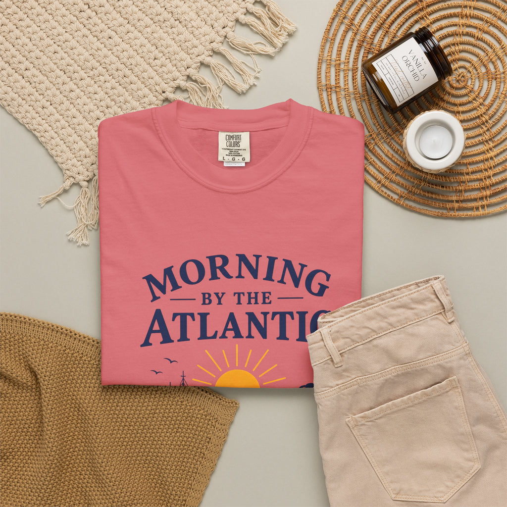 Morning by the Atlantic T-Shirt — Nautical Sunrise Graphic Tee