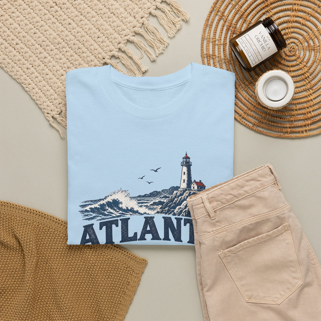 Atlantic Supply Co. Tee — Nautical Lighthouse Vintage Graphic T-Shirt