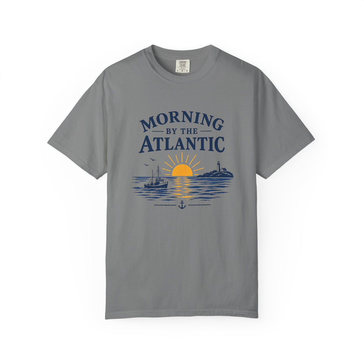 Morning by the Atlantic T-Shirt — Nautical Sunrise Graphic Tee