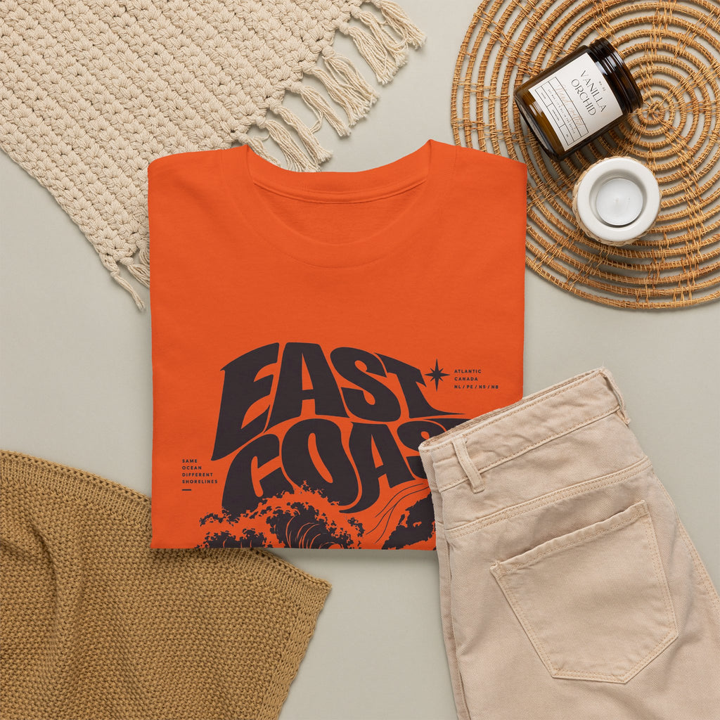 East Coast Surf Wave T‑Shirt — Vintage Ocean Graphic Tee