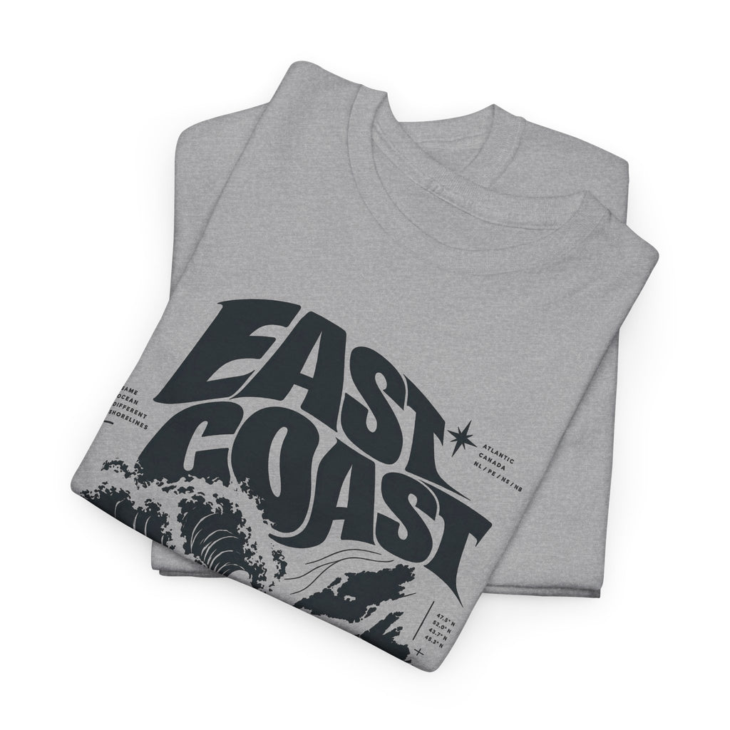 East Coast Surf Wave T‑Shirt — Vintage Ocean Graphic Tee