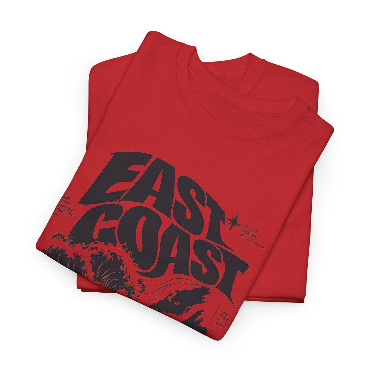 East Coast Surf Wave T‑Shirt — Vintage Ocean Graphic Tee