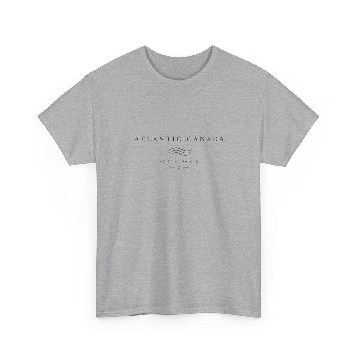 Atlantic Canada Tee — Minimal Coastal Wave Shirt