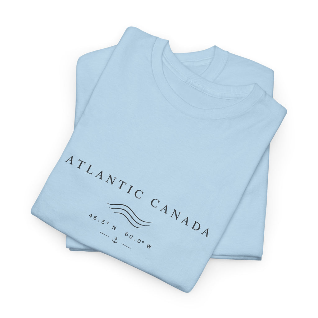 Atlantic Canada Tee — Minimal Coastal Wave Shirt