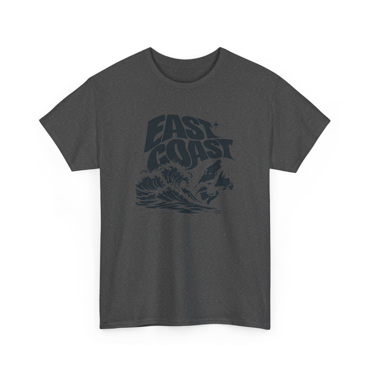 East Coast Surf Wave T‑Shirt — Vintage Ocean Graphic Tee