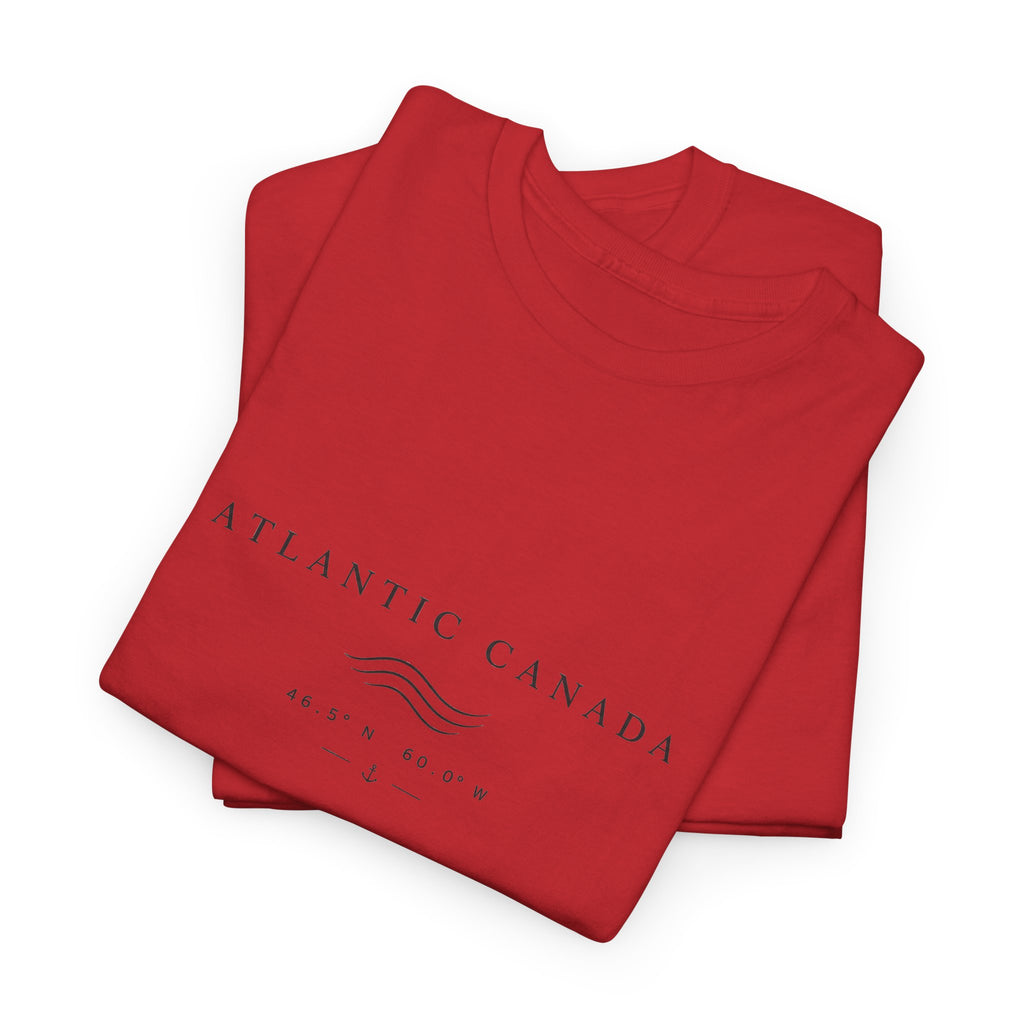 Atlantic Canada Tee — Minimal Coastal Wave Shirt