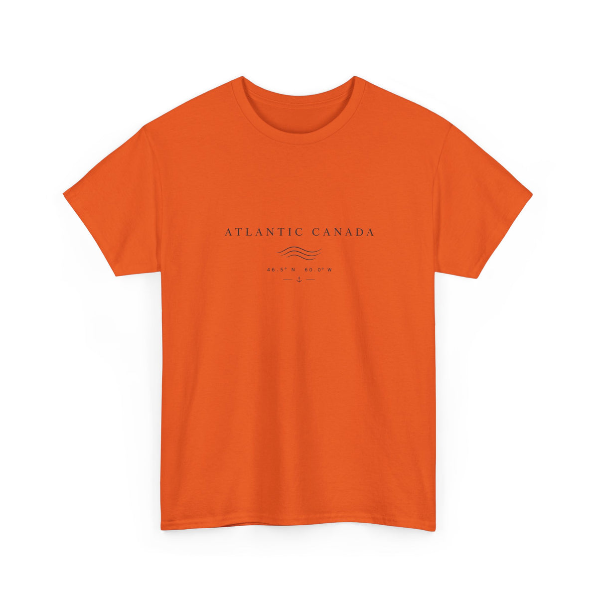 Atlantic Canada Tee — Minimal Coastal Wave Shirt