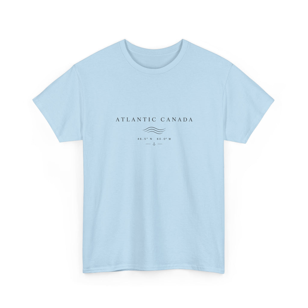 Atlantic Canada Tee — Minimal Coastal Wave Shirt