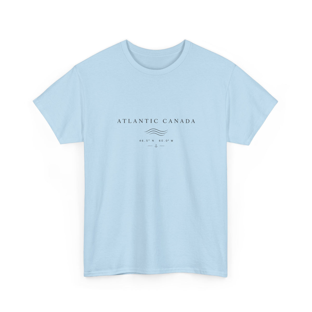 Atlantic Canada Tee — Minimal Coastal Wave Shirt