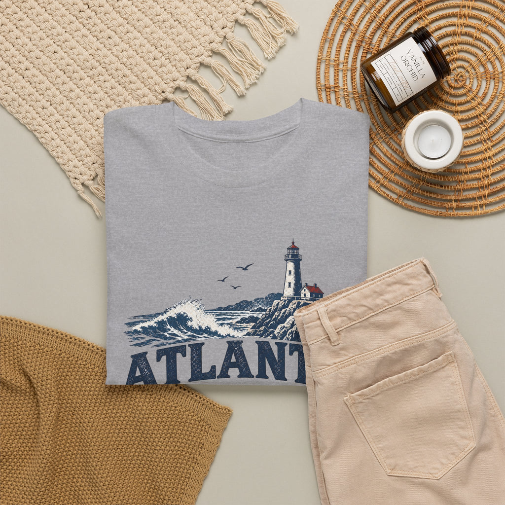 Atlantic Supply Co. Tee — Nautical Lighthouse Vintage Graphic T-Shirt