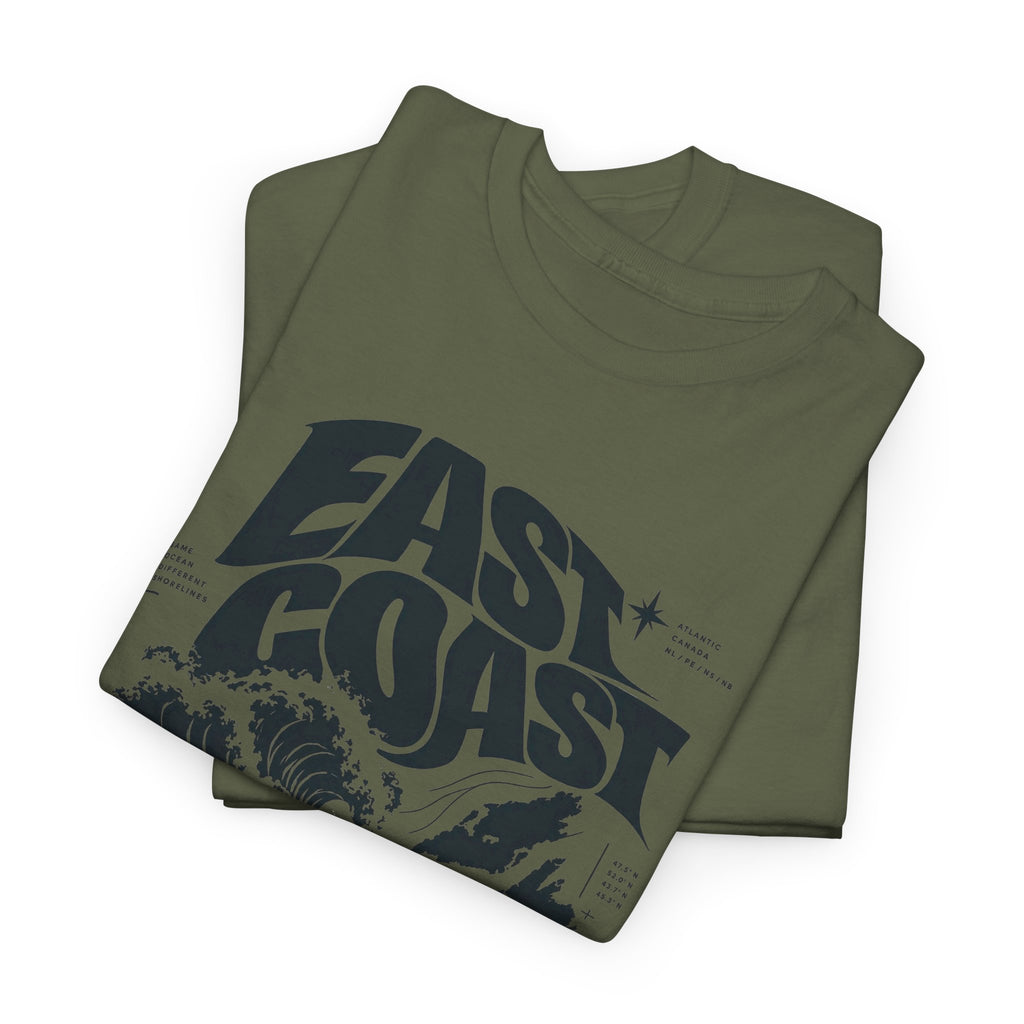 East Coast Surf Wave T‑Shirt — Vintage Ocean Graphic Tee