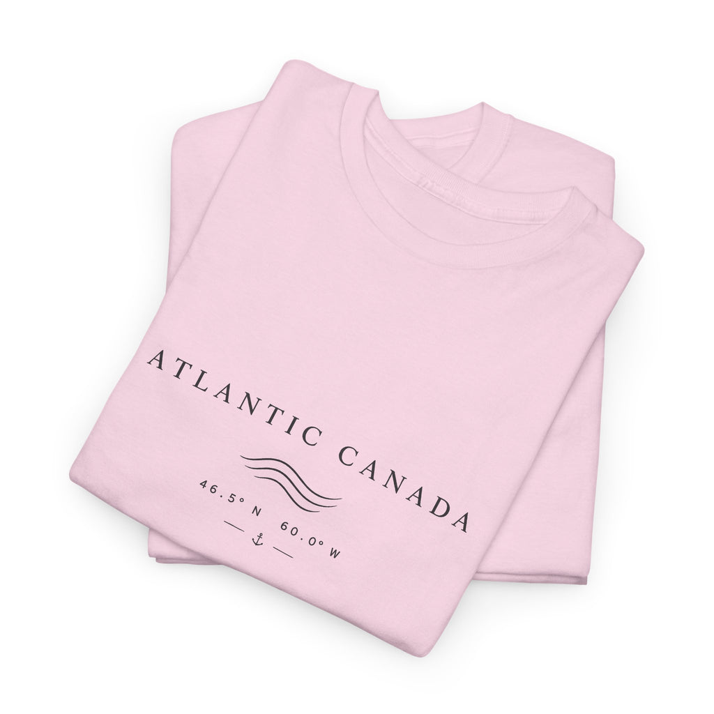 Atlantic Canada Tee — Minimal Coastal Wave Shirt