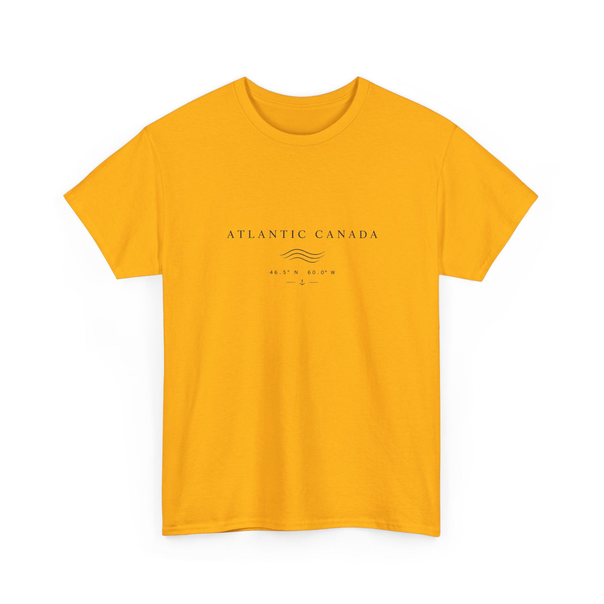 Atlantic Canada Tee — Minimal Coastal Wave Shirt