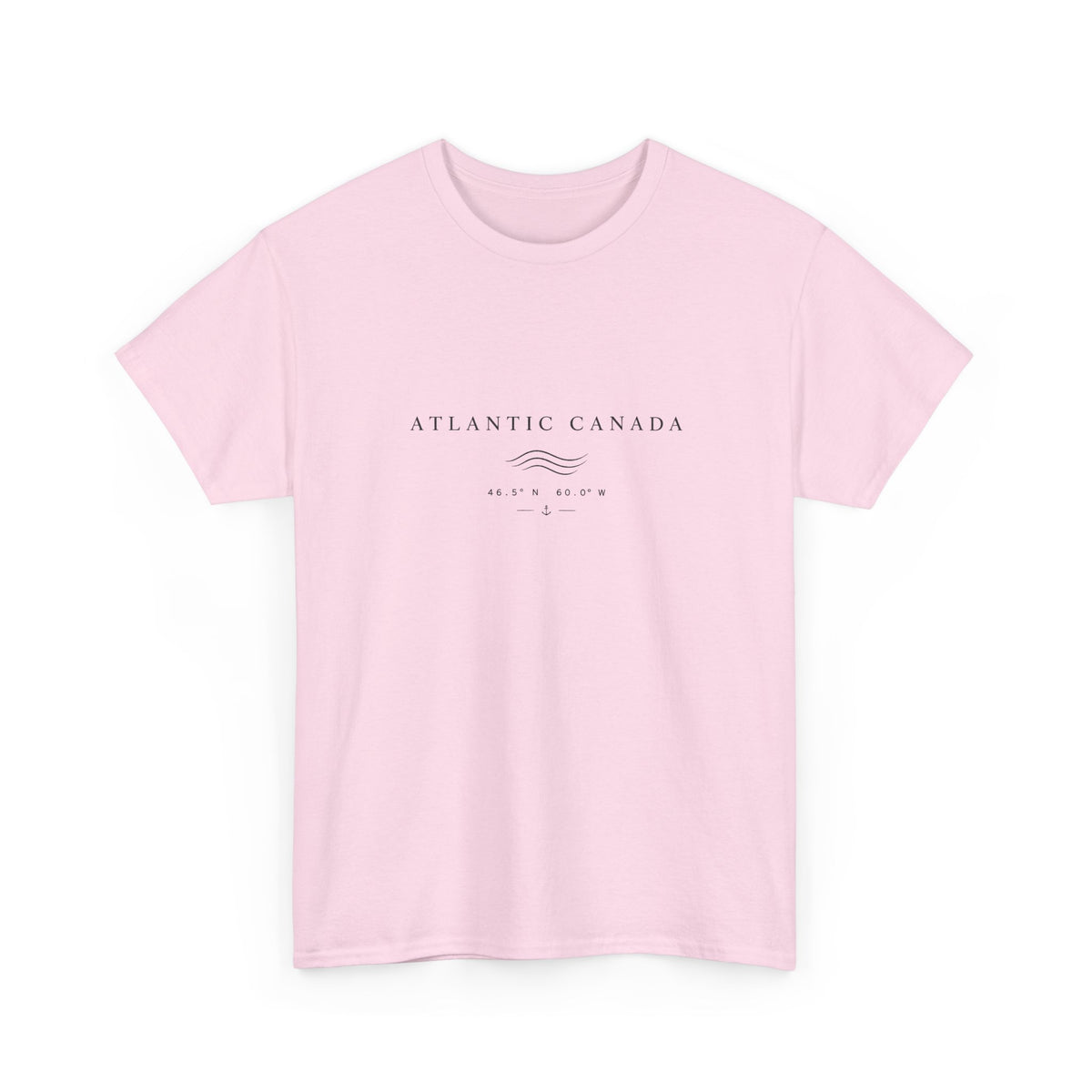 Atlantic Canada Tee — Minimal Coastal Wave Shirt
