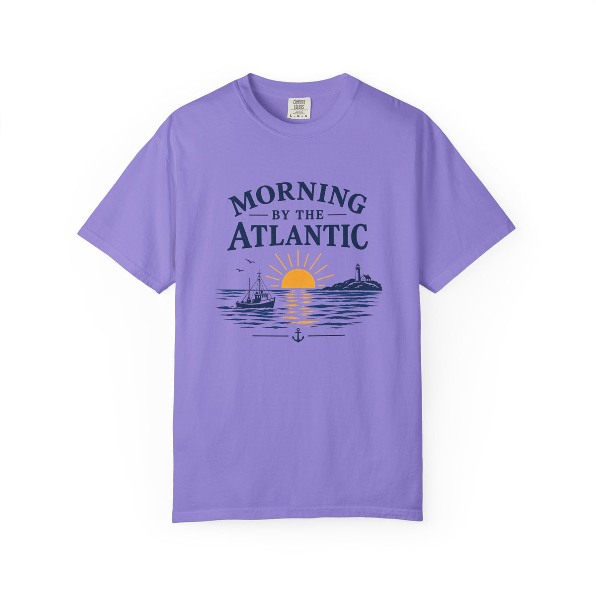 Morning by the Atlantic T-Shirt — Nautical Sunrise Graphic Tee